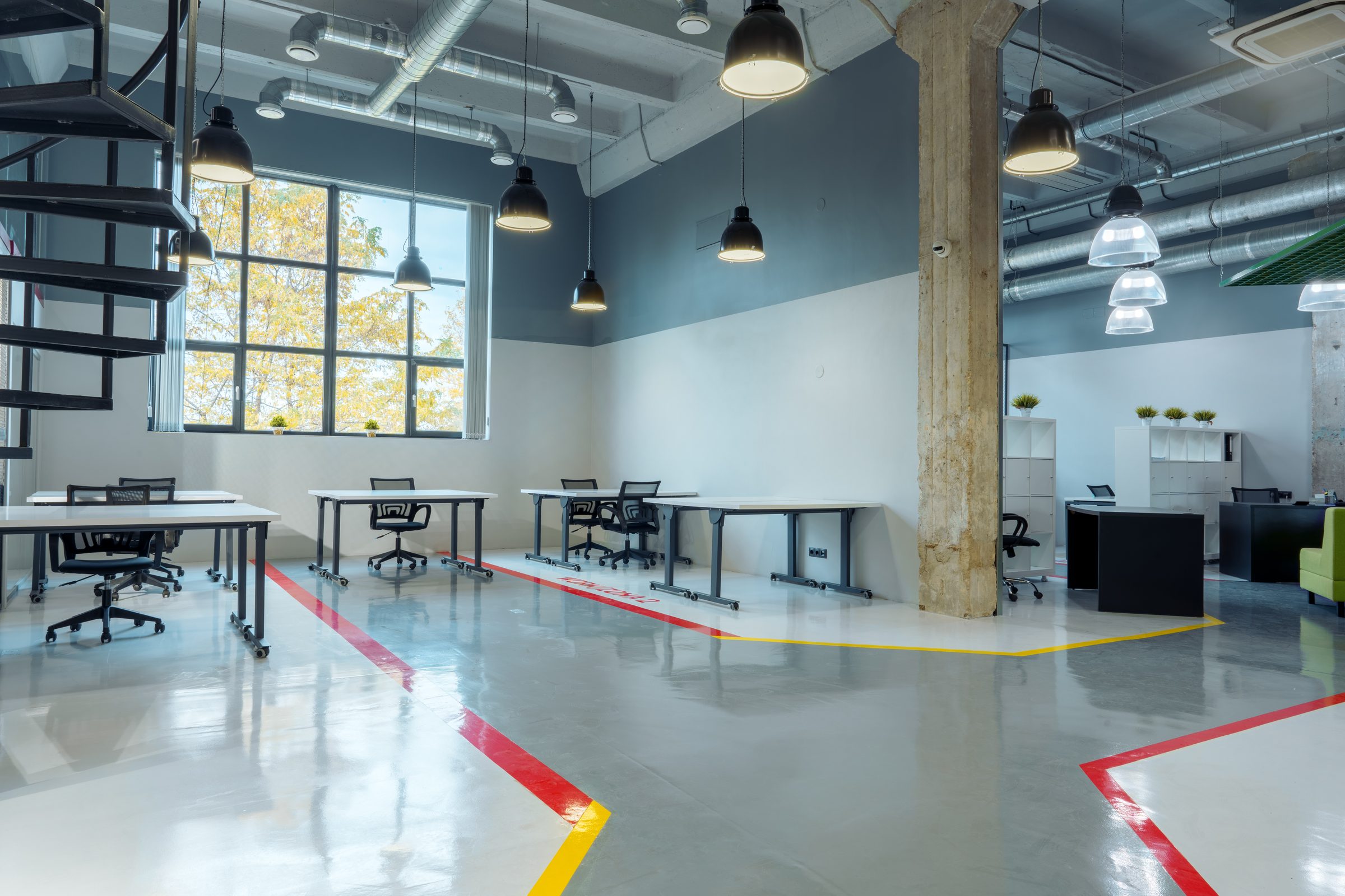 Commercial buildout field photo