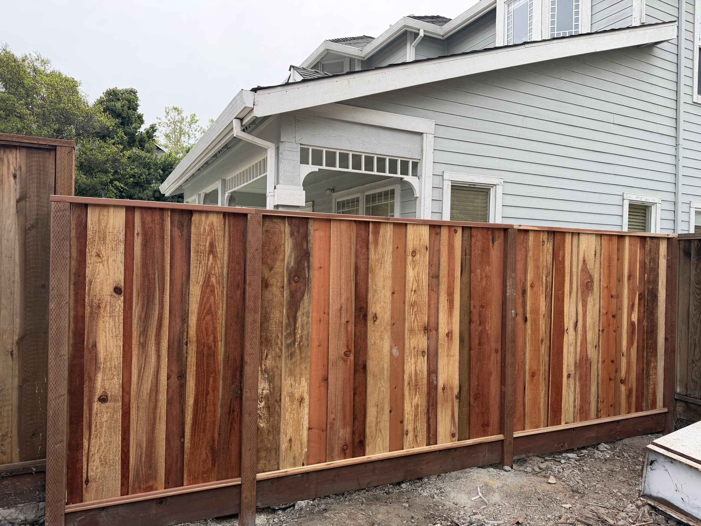 Landscape construction field photo